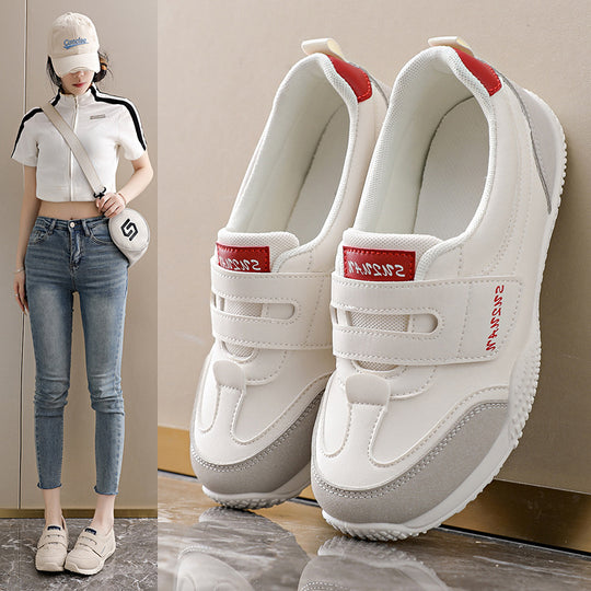 Damen Sportliche Sneaker mit praktischen Klettverschlüssen EB