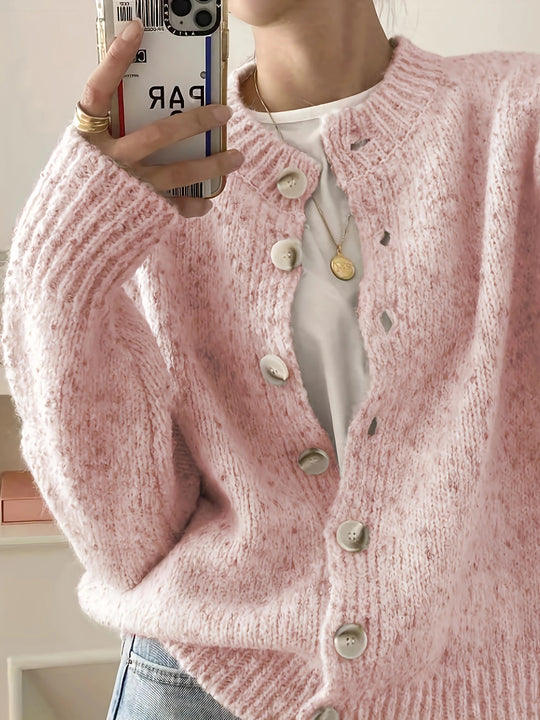 Damen Kuschelige Strickjacke EB