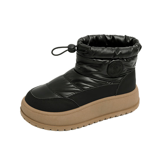 Damen Winterliche Stiefel mit dämpfendem Sohlenprofil und elastischem Schaft EB
