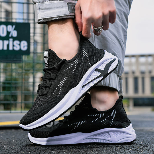 Damen Leichte Fitness-Laufschuhe mit atmungsaktivem Obermaterial und rutschfester Sohle EB