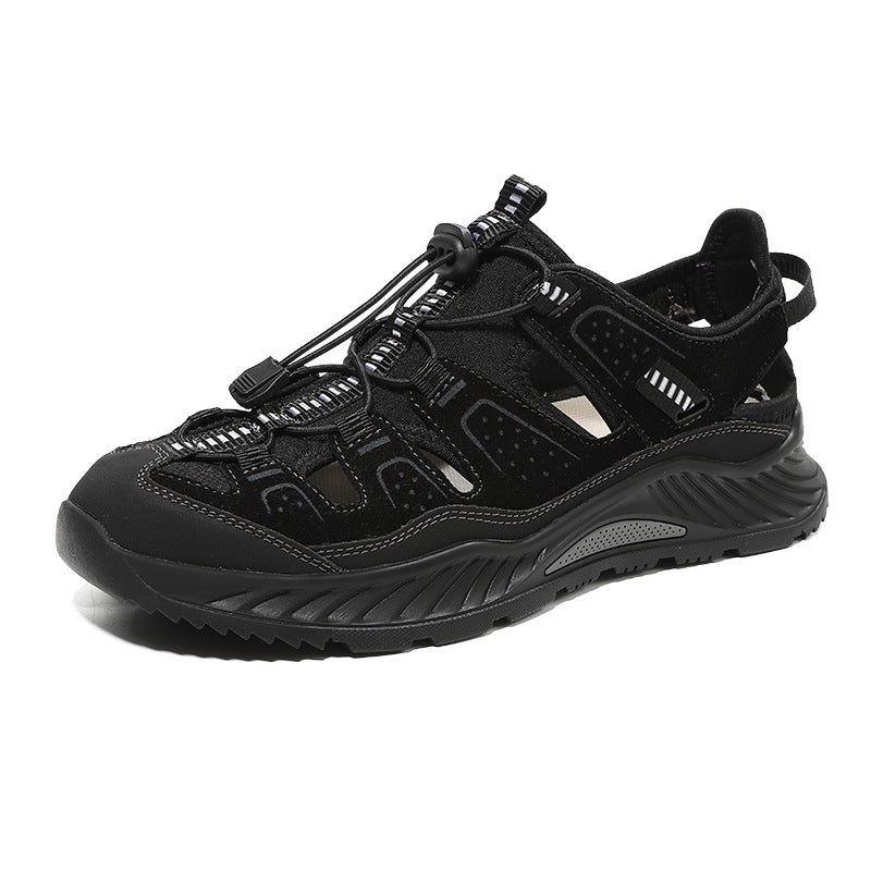 Herren Sportliche Wander-Sandalen mit rutschfester Sohle und verstellbarem Riemen EB