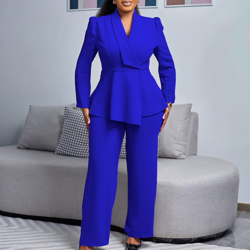Damen Elegantes Blazer-Hosen-Set EB