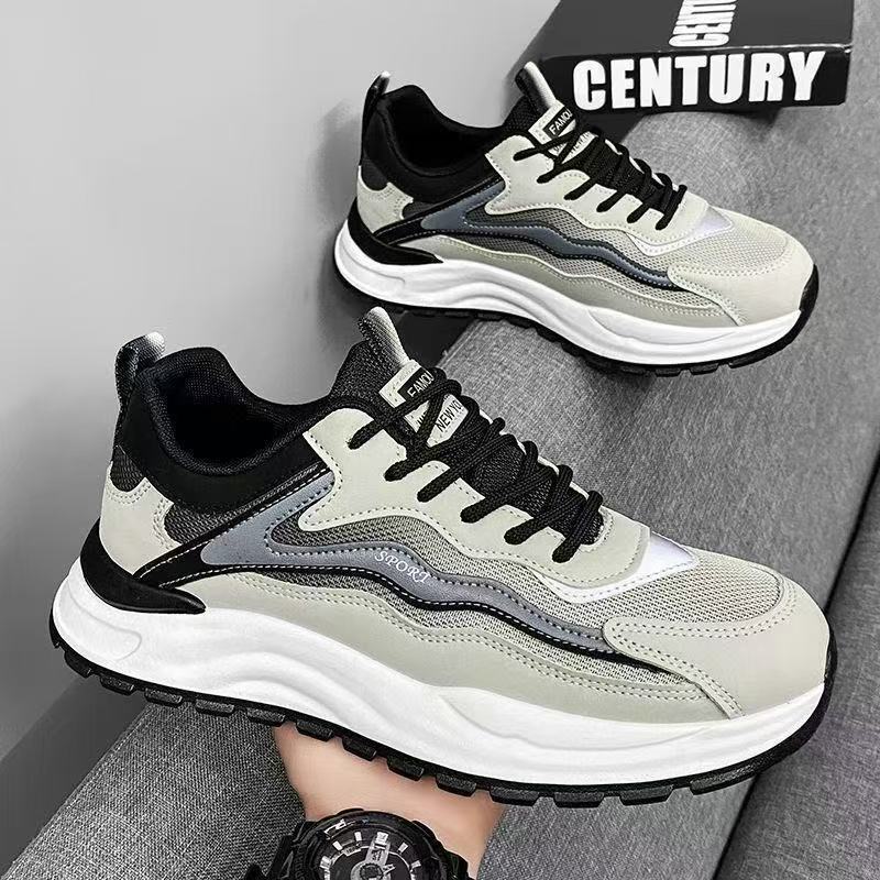 Damen Sportliche Sneakers mit stoßdämpfender Sohle und atmungsaktivem Obermaterial EB
