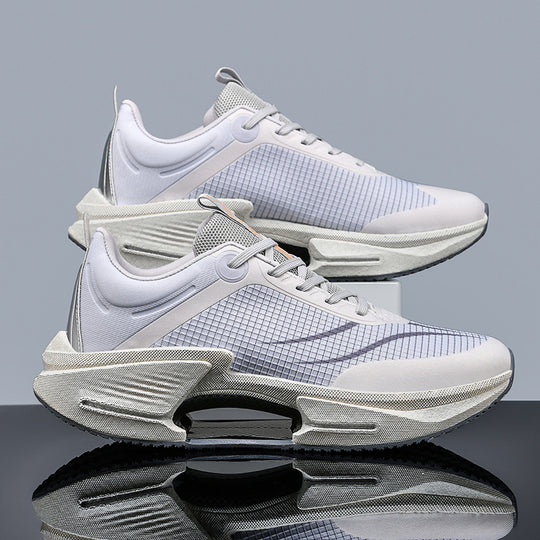 Unisex leichte Straßen-Laufschuhe mit stabilisierender TPU-Fersenkappe, reaktionsfreudiger EVA-Zwischensohle und griffiger Profilgummilaufsohle EB