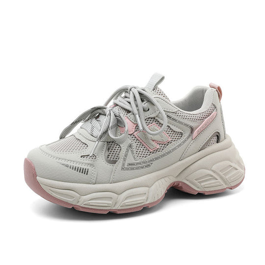 Damen moderne Laufsneaker mit atmungsaktiver Mesh-Oberfläche und dämpfender Sohle EB