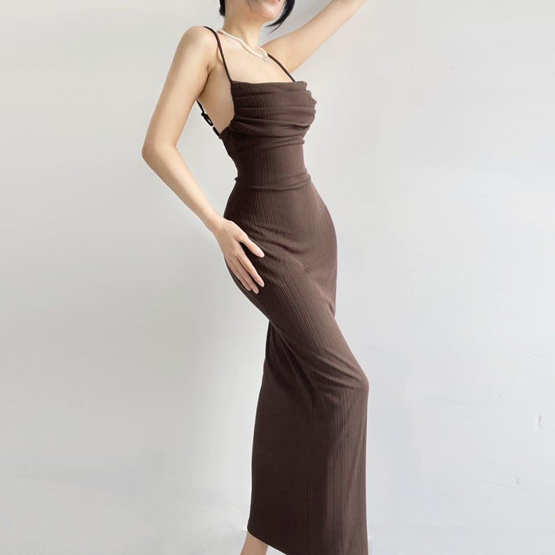 Damen Figurschmeichelndes Midi-Kleid mit dezentem Raffungseffekt EB