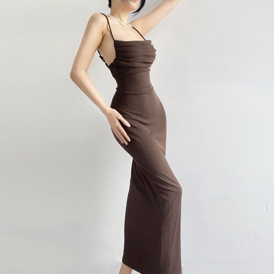 Damen Figurschmeichelndes Midi-Kleid mit dezentem Raffungseffekt EB