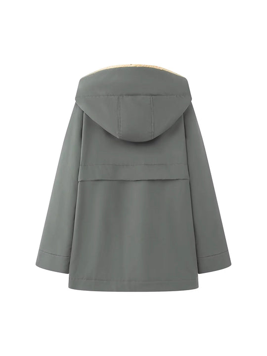 Damen Übergangsjacke mit kuscheligem Innenfutter und praktischen Taschen EB