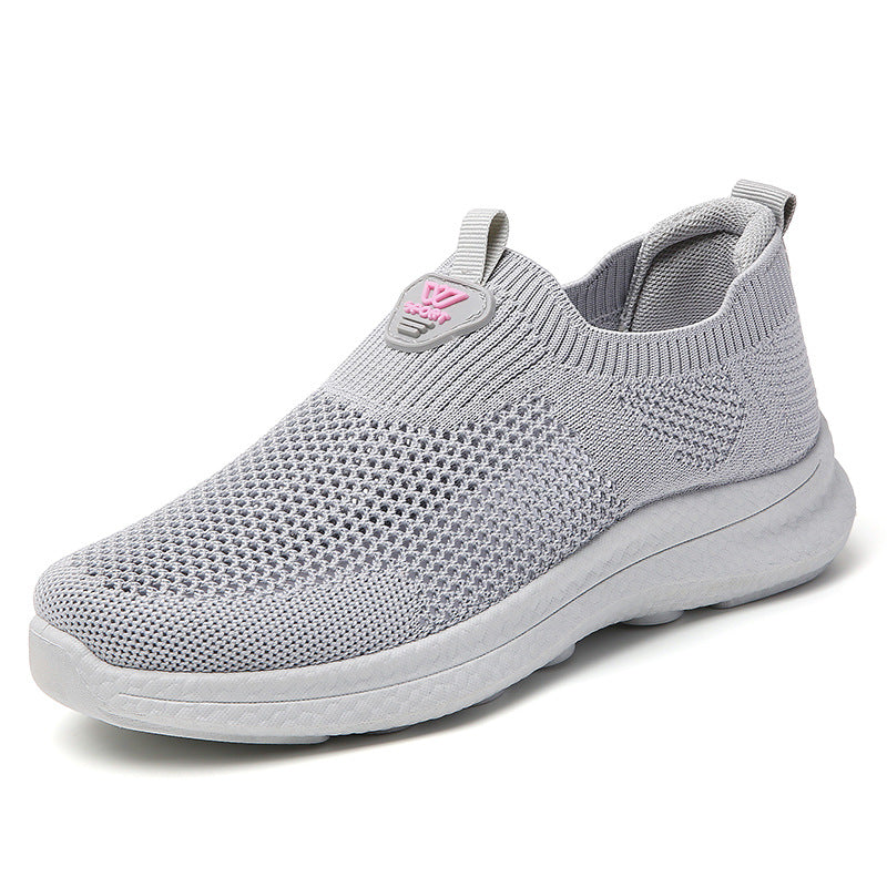 Damen Atmungsaktive Slip-On Sneakers mit flexiblem Obermaterial EB