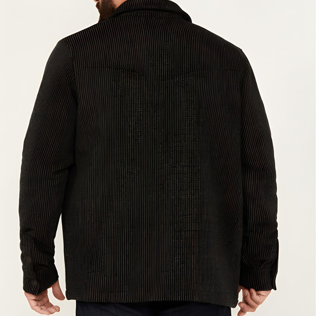 Herren robuste Baumwolljacke im lässigen Design mit aufgesetzten Taschen EB