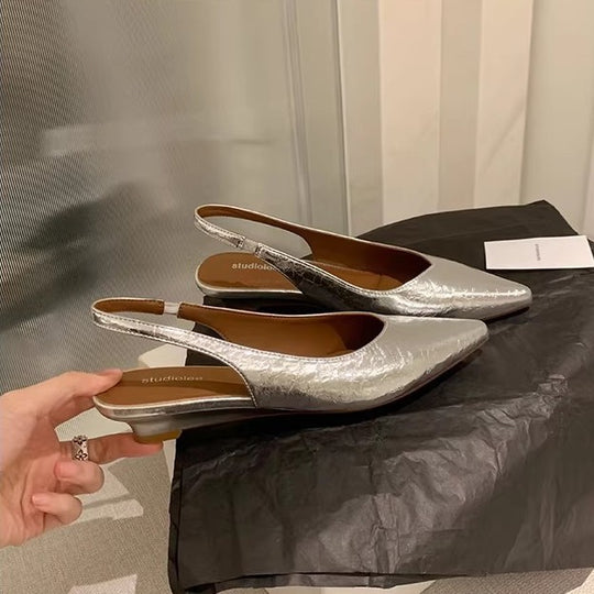 Damen Slingback-Pumps mit eleganter spitz zulaufender Form und bequemer Innensohle EB