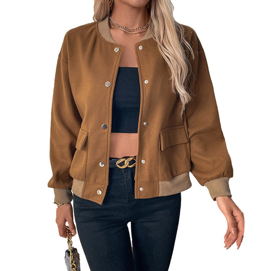 Damen Sportliche Collegejacke EB