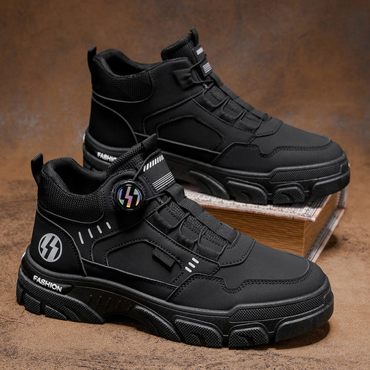 Damen Modische High-Top Sneakers mit innovativem Schnürsystem EB