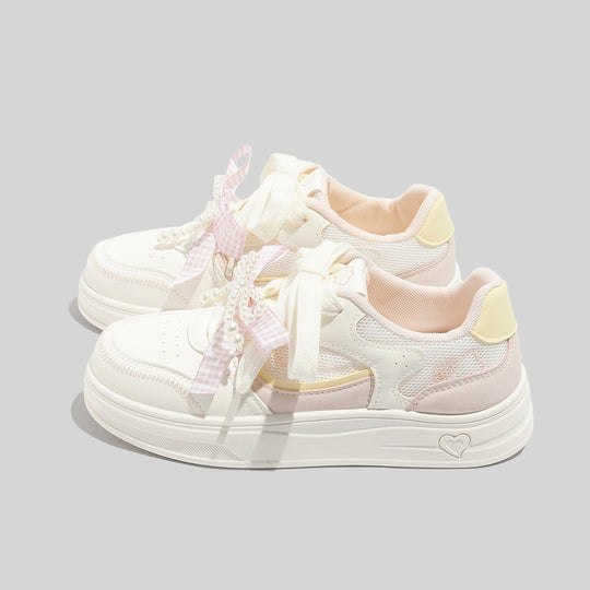 Damen Modische Sneakers mit verspieltem Design und gepolstertem Komfort EB