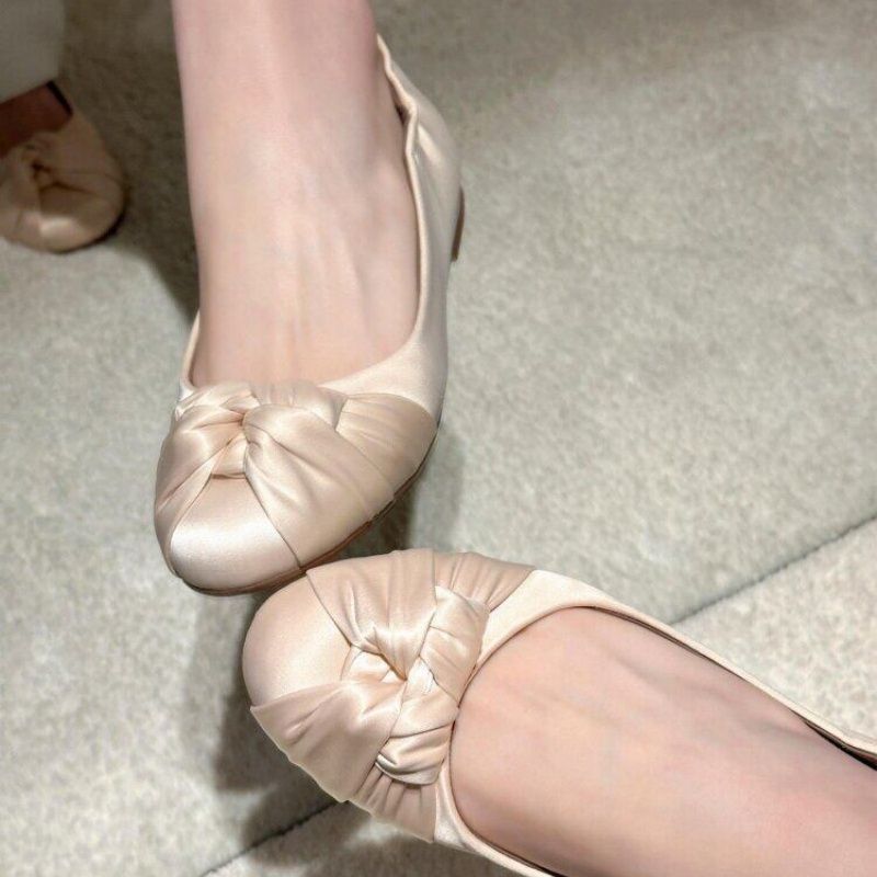 Damen Ballerinas mit elegantem Knotendesign EB