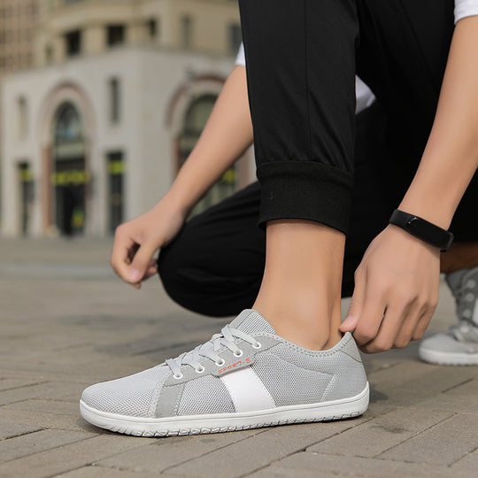 Damen Sportliche Sneakers mit atmungsaktiver Mesh-Oberfläche und rutschfester Gummisohle EB