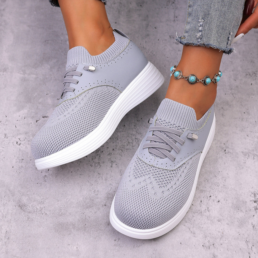 Damen Atmungsaktive Sneakers mit innovativem Strickdesign EB