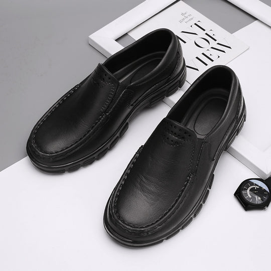 Damen Bequeme Slipper aus hochwertigem Leder EB