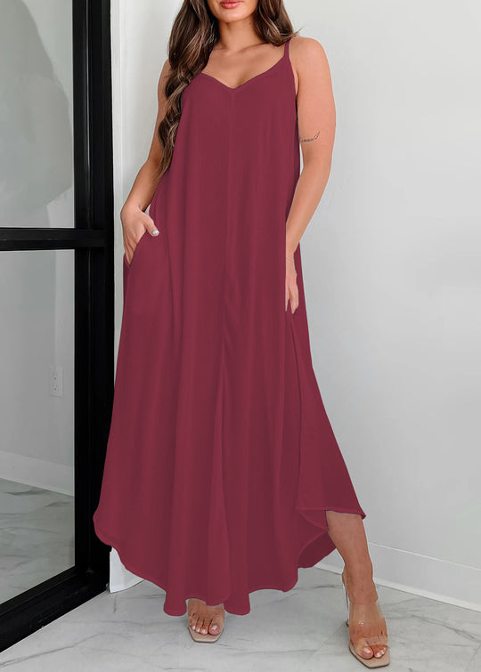 Damen Sommerliches Maxi Kleid EB