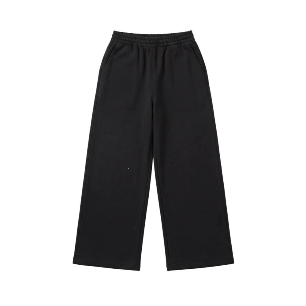 Damen nan Wide‑Leg Relaxhose mit hohem Komfortbund, seitlichen Eingrifftaschen und weichem Fleece-Innenfutter EB