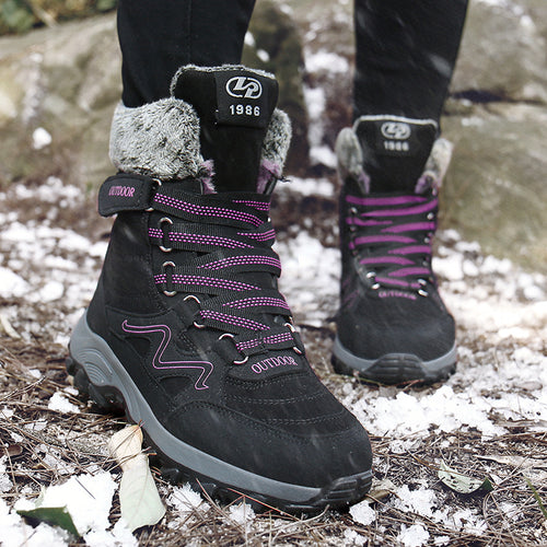 Damen Gemütliche Winterstiefel mit isolierender Fütterung EB