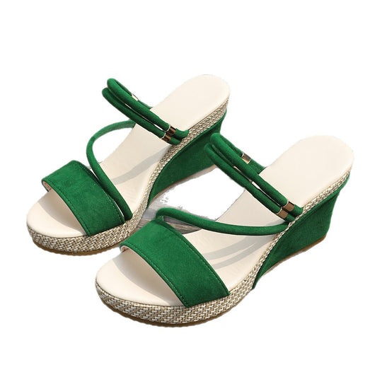 Damen Wedge-Sandaletten mit modischem Riemendesign und komfortabler Fußbettung EB