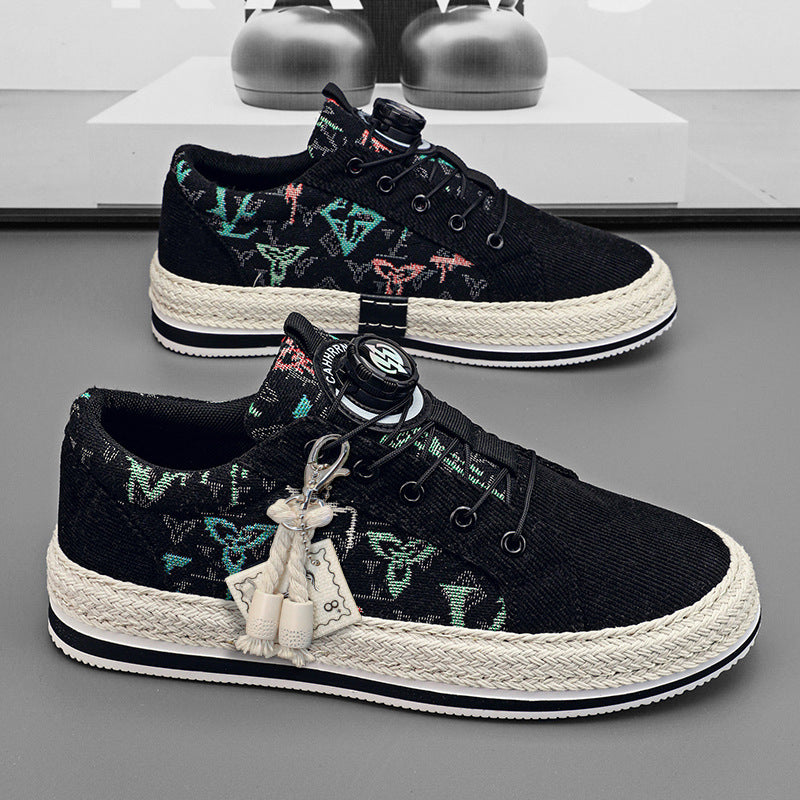 Damen modische Canvas Sneakers mit einzigartigem Design und Komfort EB