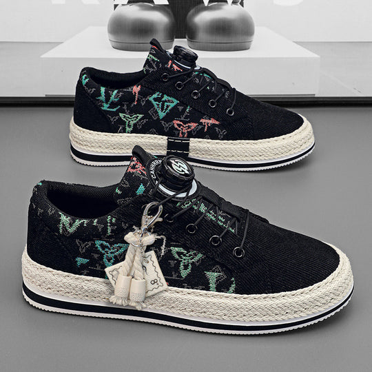 Damen modische Canvas Sneakers mit einzigartigem Design und Komfort EB