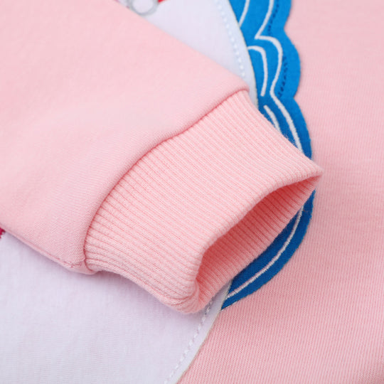 Mädchen Sweatshirt mit niedlicher Einhorn-Applikation EB