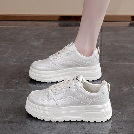 Damen Sportliche Sneakers mit dicker Profilsohle und lässigem Design EB