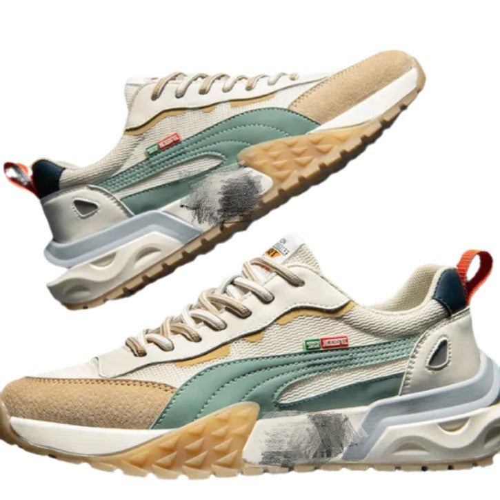 Damen modische und bequeme Sneakers mit atmungsaktivem Obermaterial EB