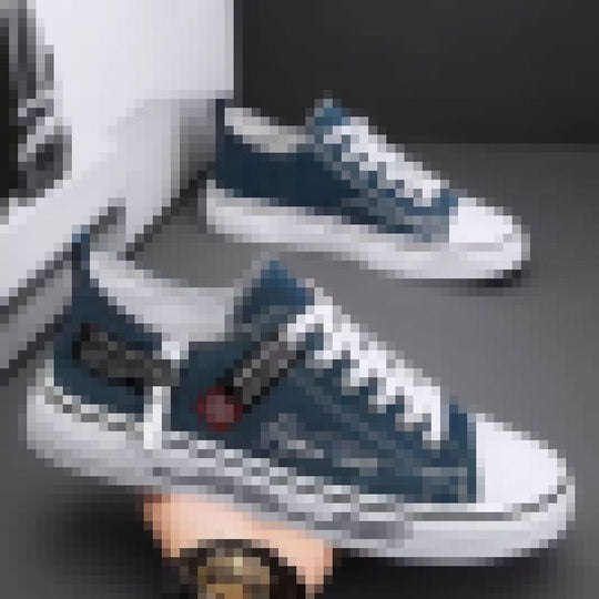 Damen lässige Canvas Sneakers mit robustem Obermaterial und rutschfester Sohle EB