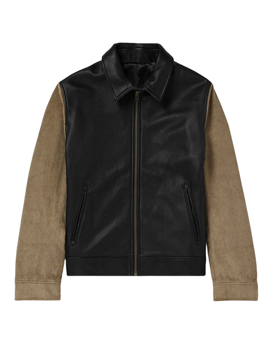 Herren modische jacke mit Cordärmel EB