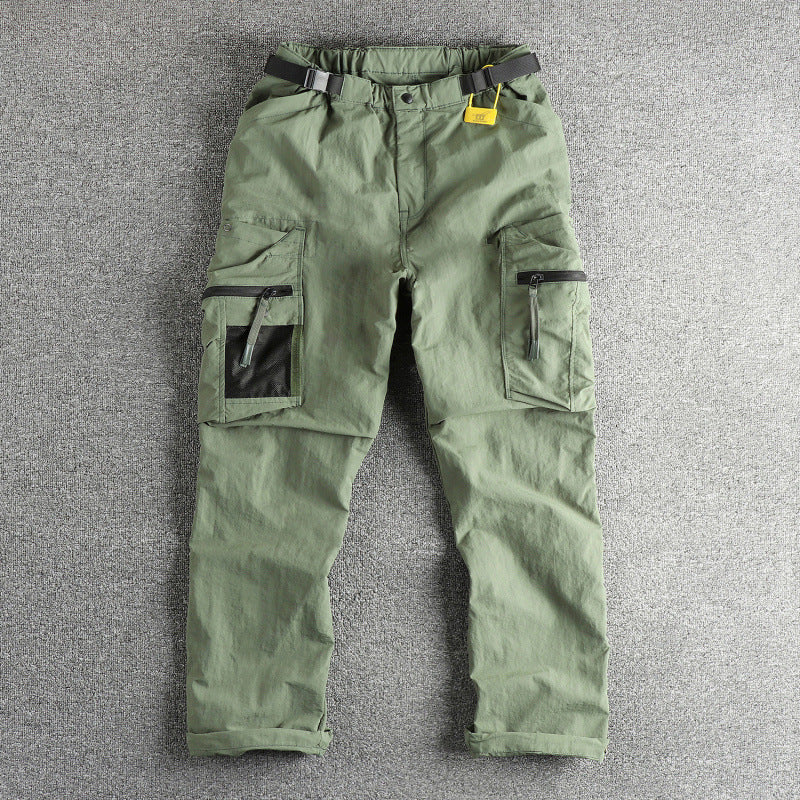 Herren Cargo-Hose mit multifunktionalen Taschen und verstellbarem Bund EB