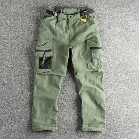 Herren Cargo-Hose mit multifunktionalen Taschen und verstellbarem Bund EB