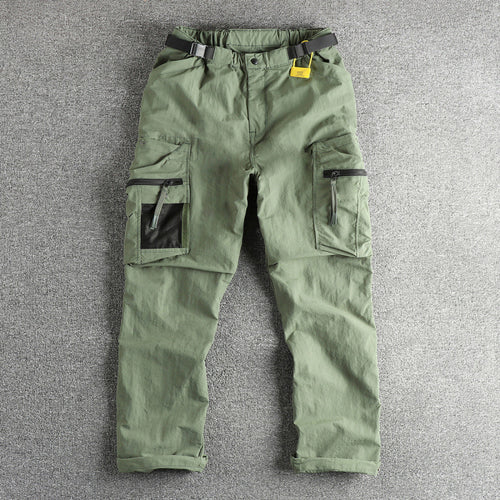 Herren Cargo-Hose mit multifunktionalen Taschen und verstellbarem Bund EB