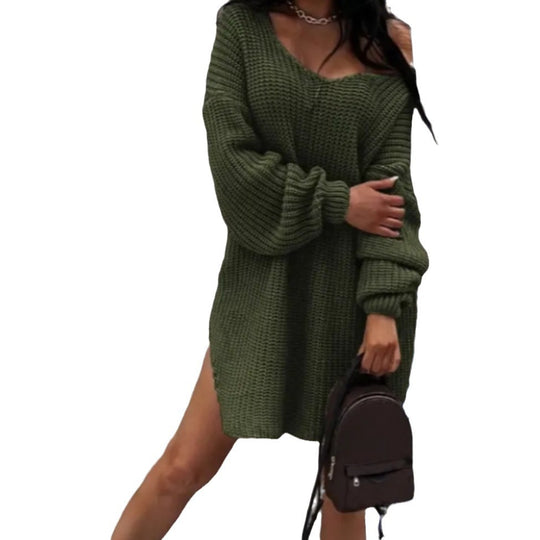 Damen Oversized Strickpullover im lässigen Design EB