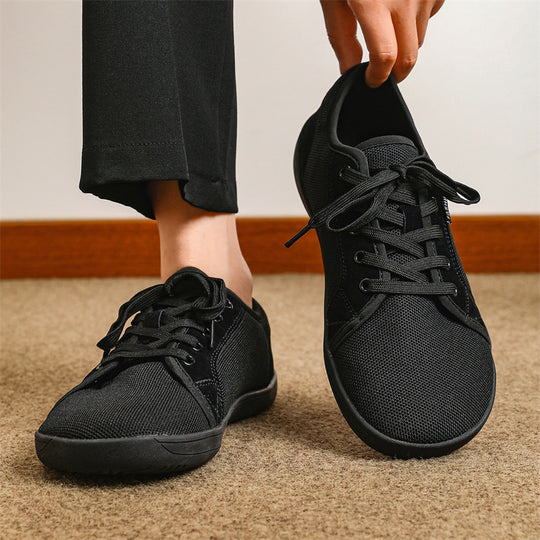 Damen Freizeitsneaker mit atmungsaktiver Mesh-Oberfläche und weicher Sohle EB