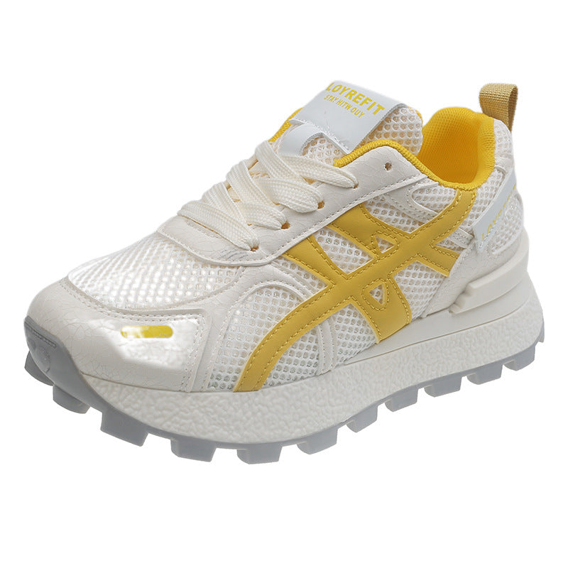 Damen Sportliche Lauf-Sneaker mit atmungsaktivem Mesh-Obermaterial und rutschfester Sohle EB