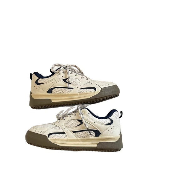 Damen Sportliche Sneaker mit atmungsaktiver Netzoberfläche und stabiler Sohle EB