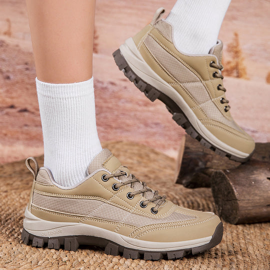 Damen Multifunktionale Trekking Sneakers mit rutschfester Profilsohle und atmungsaktivem Obermaterial EB