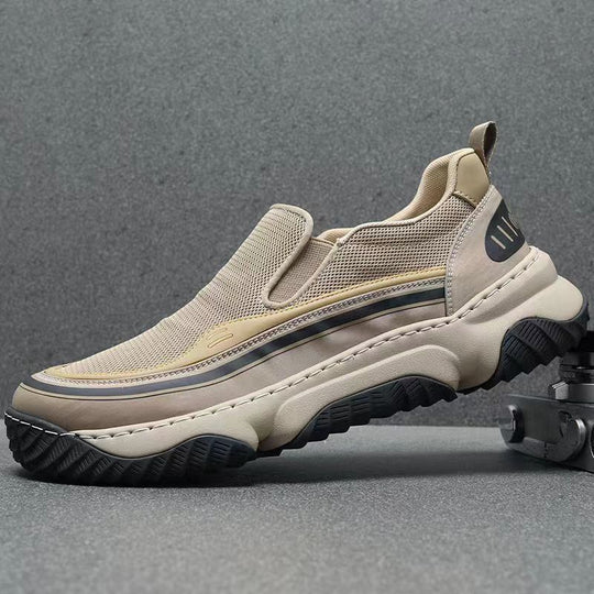 Damen Slip-On Sneakers mit atmungsaktivem Obermaterial und rutschfester Sohle EB