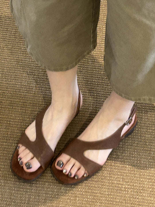 Damen Sandalen mit verstellbarem Riemen und anatomisch geformtem Fußbett EB