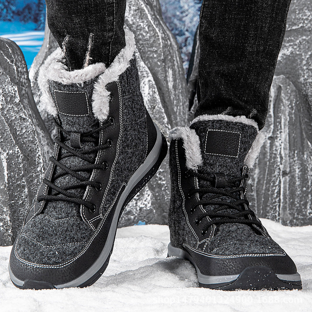 Damen Winterboots mit isolierendem Fleece-Futter und rutschfester Sohle EB