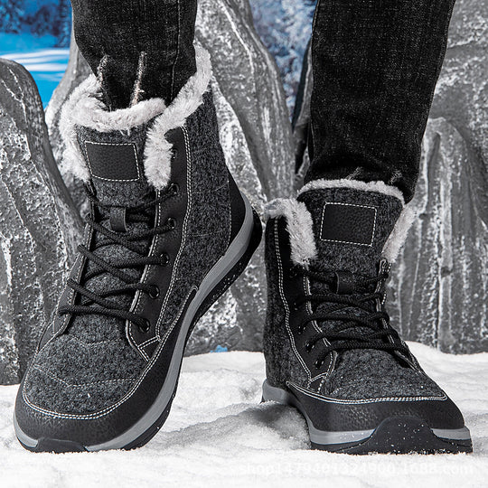 Damen Winterboots mit isolierendem Fleece-Futter und rutschfester Sohle EB