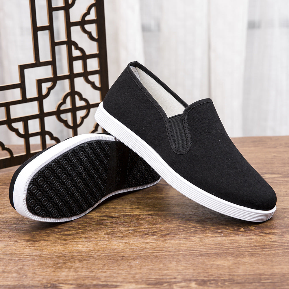 Damen Bequeme Slip-On Sneakers mit Elastikeinsätzen EB