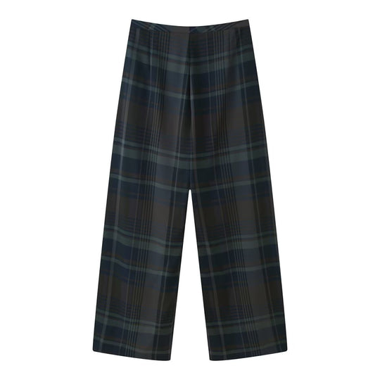 Damen Karottenhose mit modernem Karomuster und entspanntem Schnitt EB