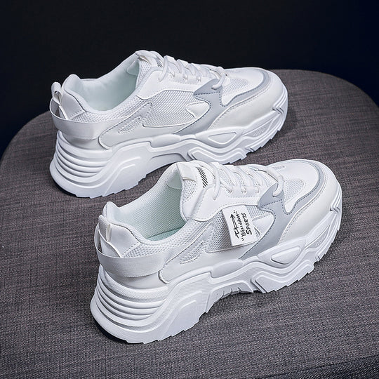 Damen Sneakers im modernen Chunky-Stil mit atmungsaktivem Obermaterial und gepolsterter Sohle EB