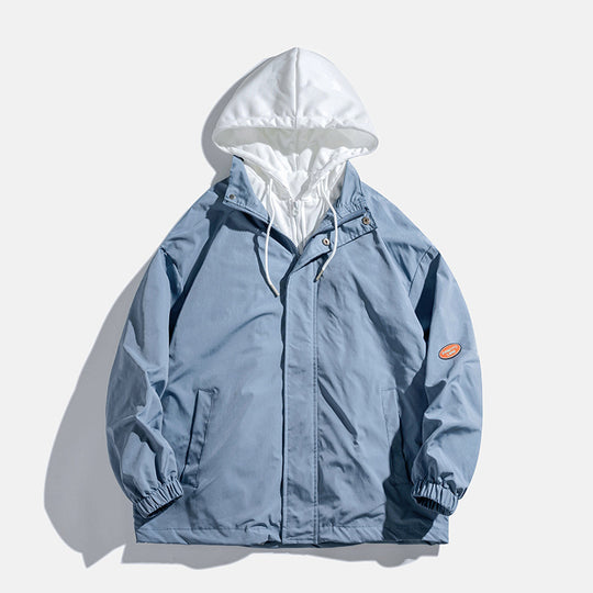 Unisex Übergangsjacke mit Kapuze und atmungsaktivem Innenfutter EB