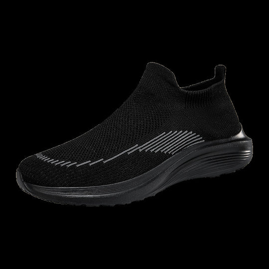 Damen Atmungsaktive Sport Sneakers mit flexiblem Strick-Obermaterial EB